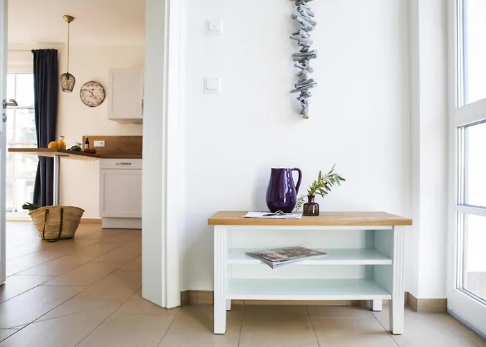 Luxushaus Bodstedt Mit Lagunenschwimmen بيت للعطل *